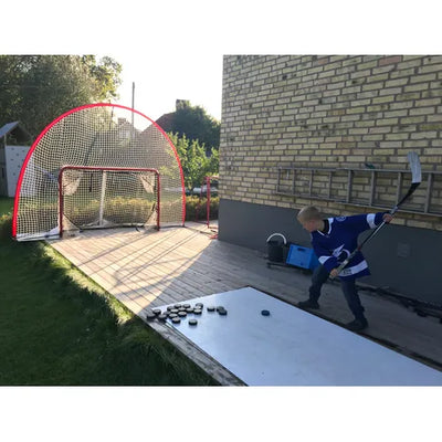Skyddsnät för hockeymål