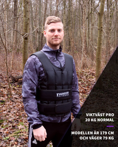 Viktväst PRO 20 kg Normal